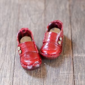 Monk shoes red